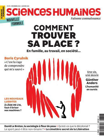 Sciences Humaines - Décembre 2024 - Janvier 2025