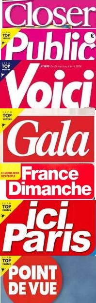 Pack Magazines People 27-29 Mars 2024